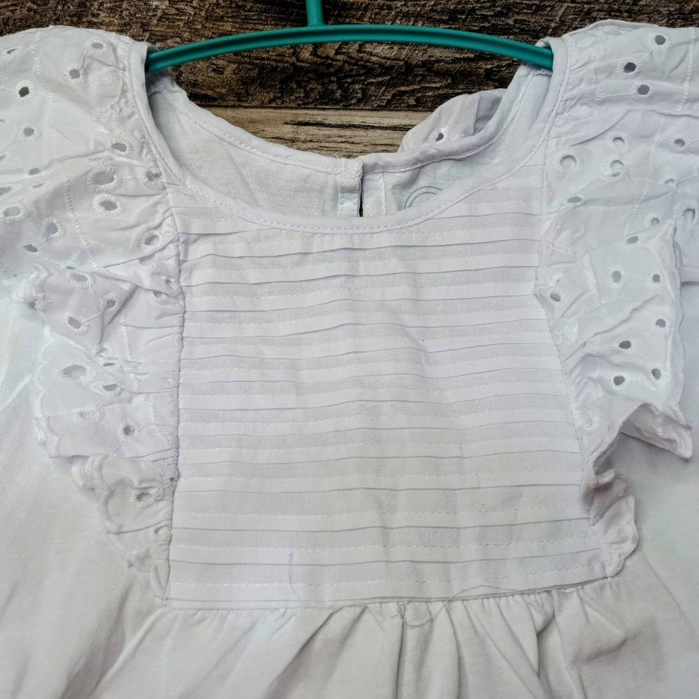 Brand New Girls' White Wonder Nation Shirt (Size 10/12) - NWT - Picture 3 of 8